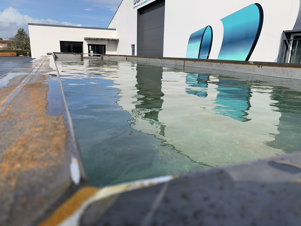 piscine auto-portante bassin acier